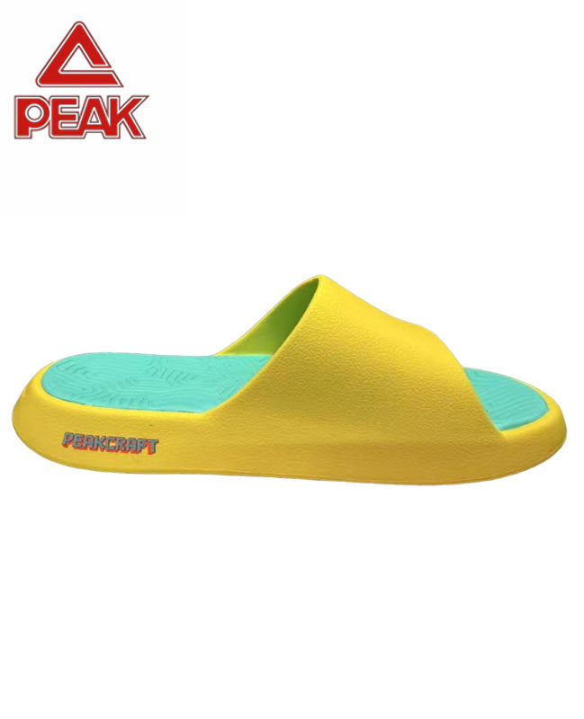 PEAK TAICHI Sport Slippers Couple Shoes for Men Women ET33147L Yellow Orange