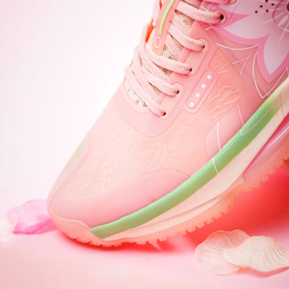 PEAK Basketball Shoes FLASH Limited Edition Sakura Pink ET31997A