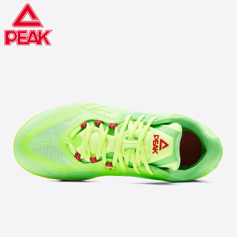 PEAK BASKETBALL SHOES LOW CUT SNEAKER UNIQUE DA520001 GREEN