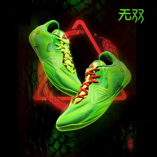 PEAK BASKETBALL SHOES LOW CUT SNEAKER UNIQUE DA520001 GREEN