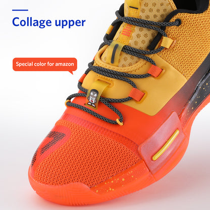 PEAK Basketball Shoes FLASH Retro sneakers EW94455A Orange