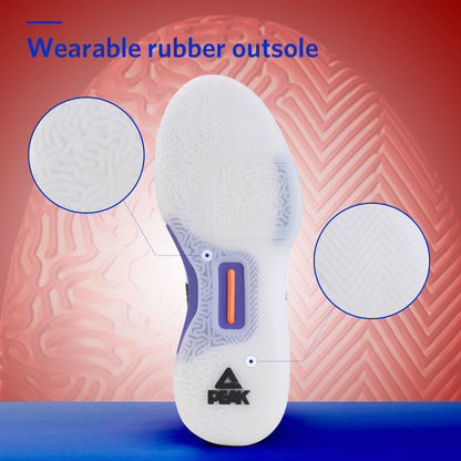 PEAK Basketball Shoes FLASH Retro sneakers EW94455A Purple