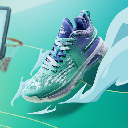 PEAK Basketball Shoes FLASH Limited Edition Moon Purple