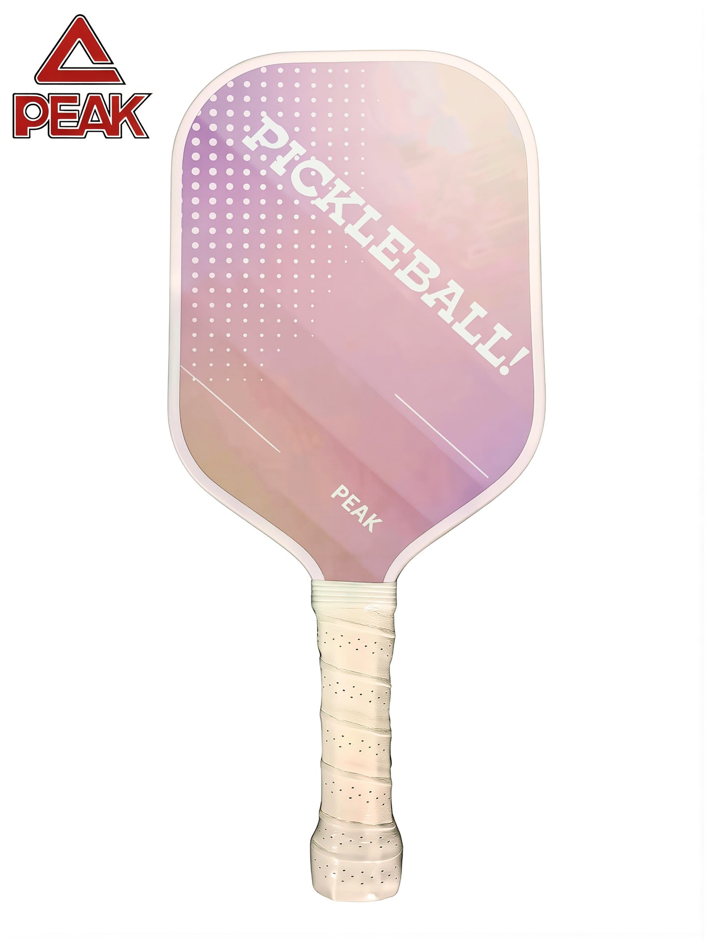 PEAK Glass Fiber Pickleball Paddle Lightweight Racket with Carry Bag for Indoor Outdoor Training