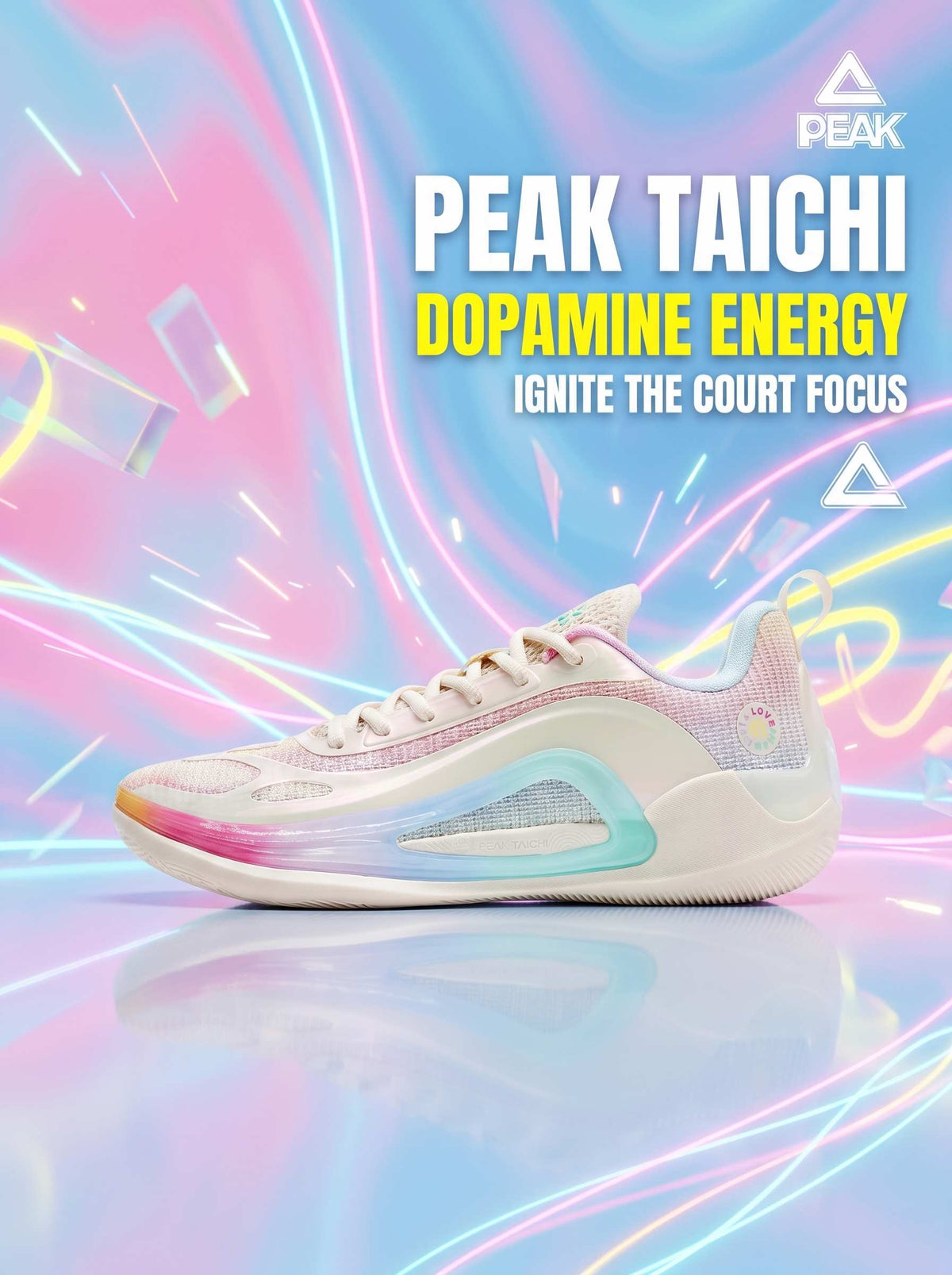 PEAK BASKETBALL SHOES AW4 Andrew Wiggins P.E Sneaker Energetic ET54701A OFF WHITE