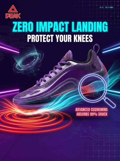 PEAK BASKETBALL SHOES AW4 Andrew Wiggins P.E Sneaker Energetic ET54701A PURPLE