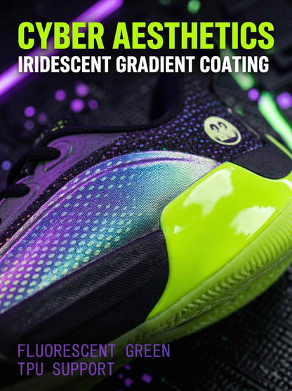 PEAK BASKETBALL SHOES AW4 Andrew Wiggins P.E Sneaker Energetic ET54701A BLACK GREEN