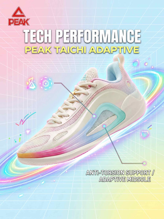 PEAK BASKETBALL SHOES AW4 Andrew Wiggins P.E Sneaker Energetic ET54701A OFF WHITE
