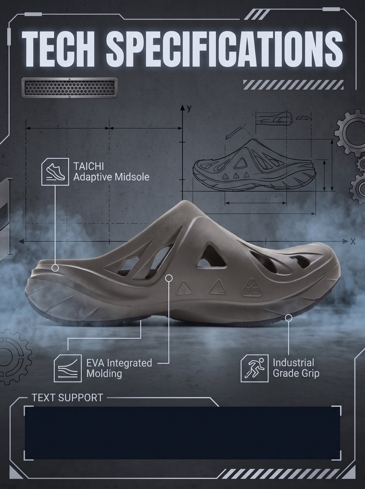 PEAK TAICHI Slippers ET59835L