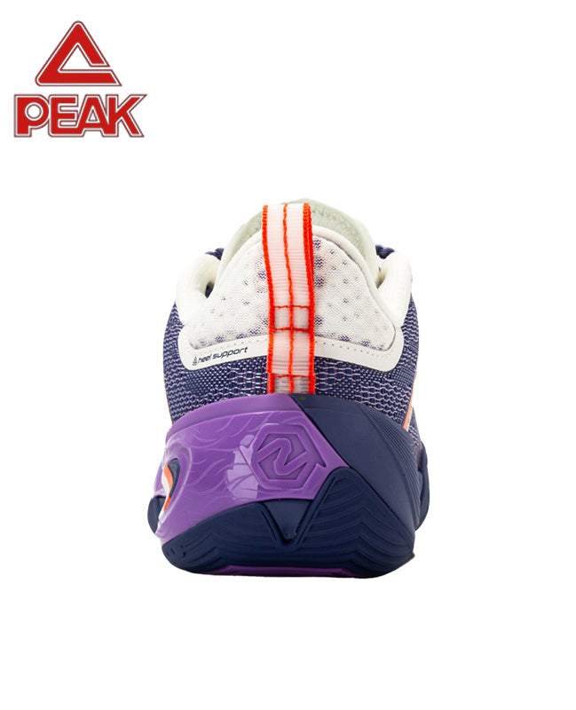PEAK Basketball Shoes Sports Sneakers for Indoor and Outdoor Courts DA540031 Purple
