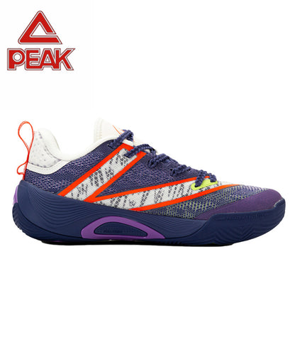 PEAK Basketball Shoes Sports Sneakers for Indoor and Outdoor Courts DA540031 Purple